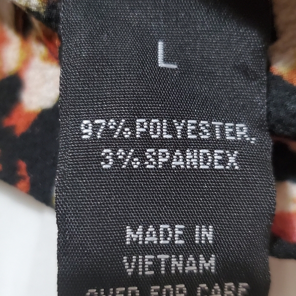 Alyx Multicolor Wrap Top. Size L - Picture 10 of 10